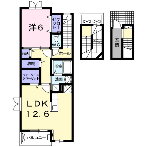 ラフレシール　　刈谷市の賃貸ならクラスホーム刈谷店の間取り
