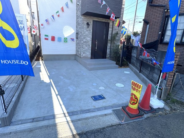 松戸市八ヶ崎５丁目新築戸建（八ヶ崎14期）の駐車場|1号棟駐車スペース
