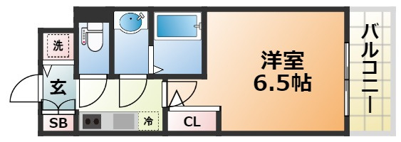 S-RESIDENCE神戸元町の間取り