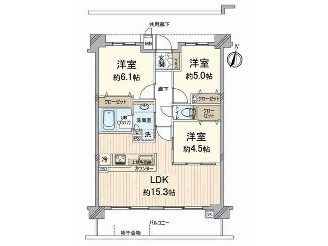 【間取り】 | エスリード京都山科セミリア
