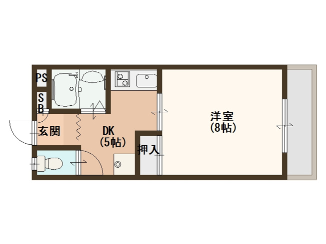 【間取り】 | サンシャイン中野Ⅱ