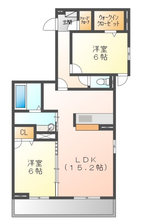 アルモギオーネの間取り