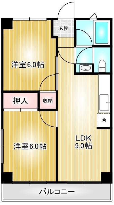 マルトウビル｜名古屋市の賃貸ならMy賃貸の間取り|マルトウビル