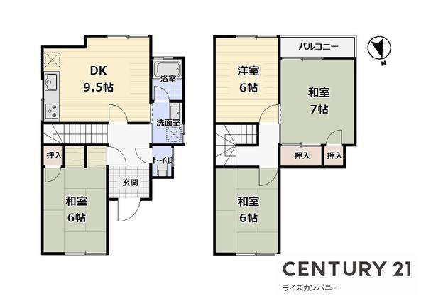 【間取り】 | 和泉市室堂町　中古戸建 | 図面と現況が異なる場合は現況を優先します