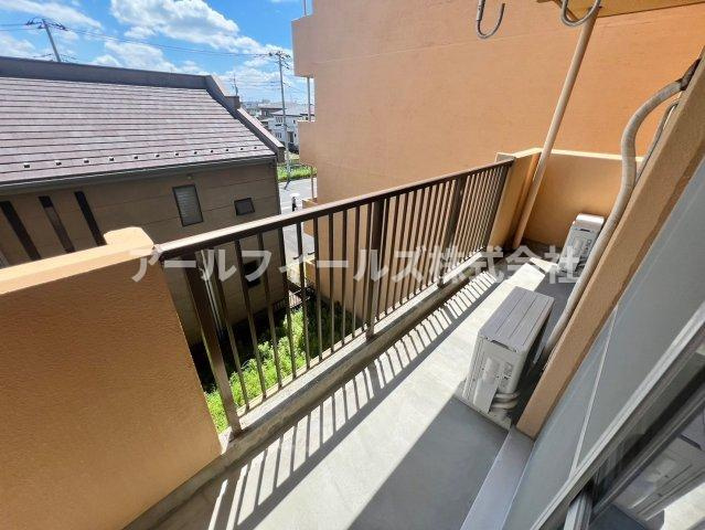 第五千代田マンションのバルコニー
