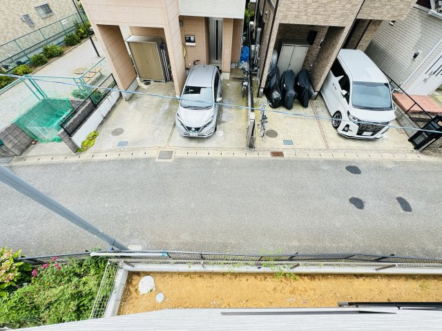 鎌ケ谷市北中沢２丁目新築戸建（北中沢７期）の展望|バルコニーより道路側眺望