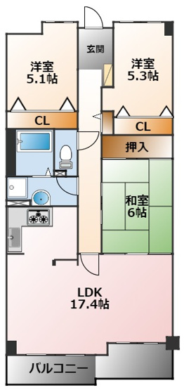 【間取り】