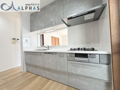 【キッチン】 | 姫路市飾磨区細江　一戸建て | 食器洗浄乾燥機付きのシステムキッチン♪