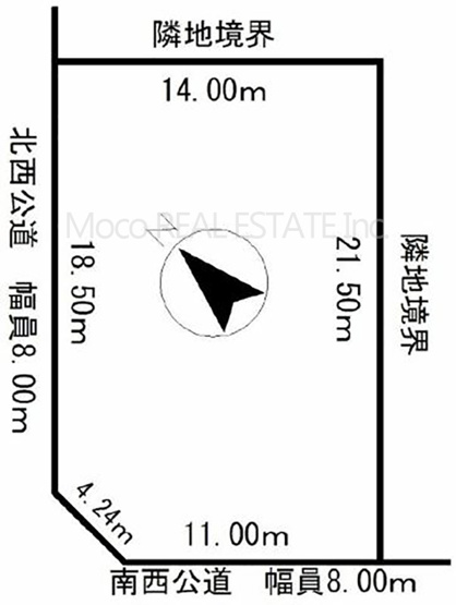 【土地図】 | 北見市高栄西町土地
