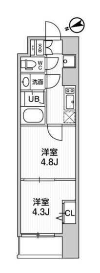 【間取り】 | ＴＡＳＵＫＩ　ＲＩＣＨＥＳＳＥ　ＫＡＭＡＴＡ | 間取り図
