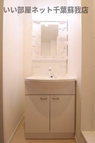 ミリアビタ大森台Ⅱ の洗面所|忙しい朝には欠かせない洗面所です