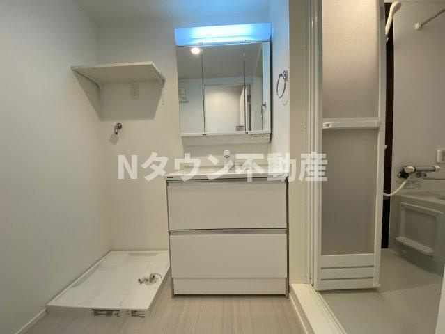 【独立洗面台】 | ハーモニーテラス志賀町Ⅱ | 独立洗面化粧台付き