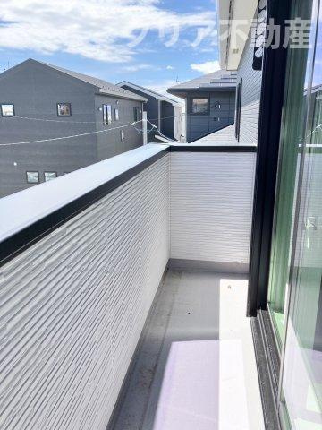 【バルコニー】 | 伊勢崎市寿町　未入居戸建て