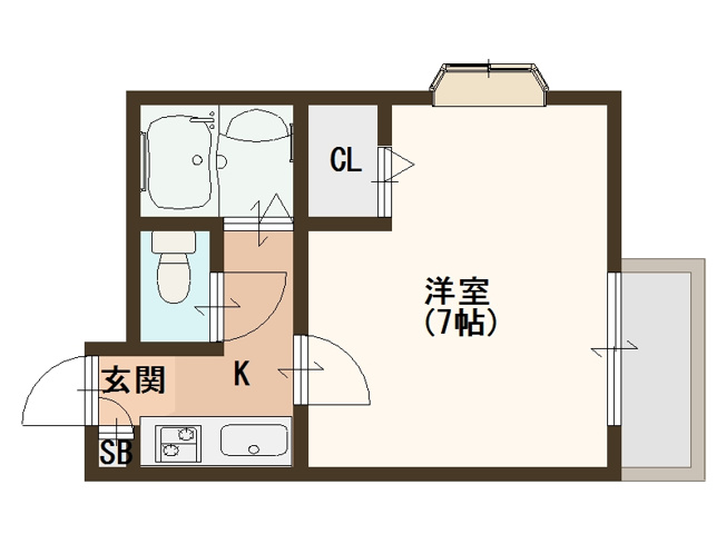 【間取り】 | ブルーメイトハイツA棟
