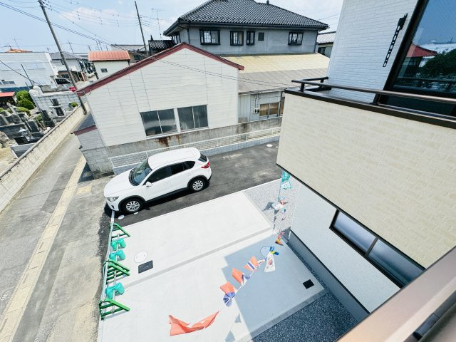 三郷市彦沢１丁目新築戸建（彦沢２期）の展望|バルコニーより道路側眺望