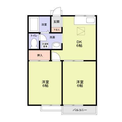ビビエンタ甲東園の間取り