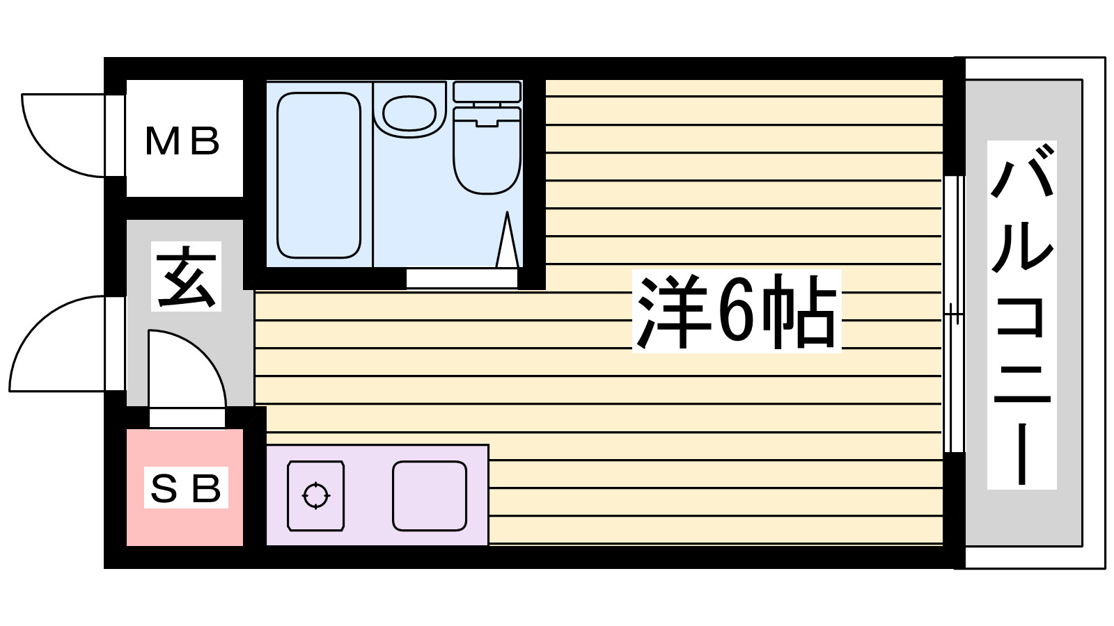 黒田第二ビルの間取り