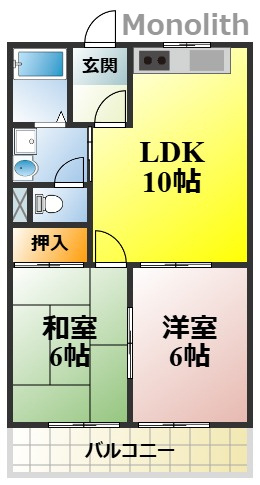 グリーンベルノモリの間取り