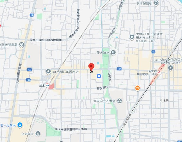 オアシスブリリアントの地図
