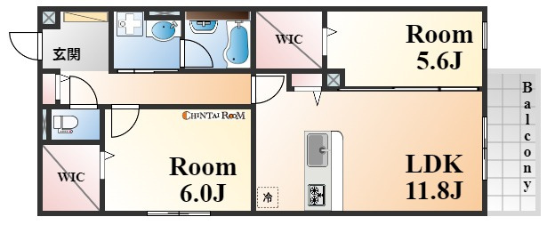 エレナ本山の間取り