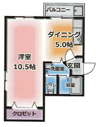 六甲アビタシオンの間取り