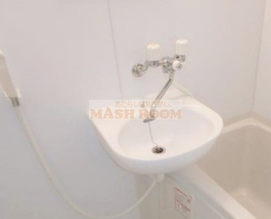 NYマンションの洗面所