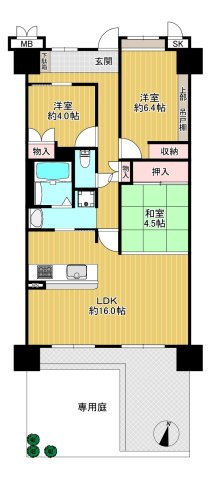 【間取り】 | ディオ・フェルティ狭山西山台