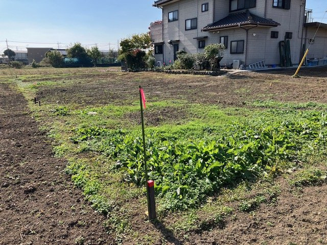 吉見町中新井  土地98坪の外観
