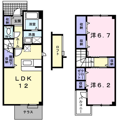 フィネッセの間取り