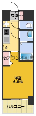 【間取り】 | SOLメイクス浄心天神山 | 間取りです