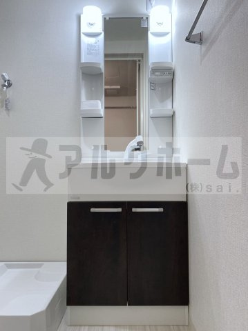 フジパレス近鉄八尾Ⅰ番館の独立洗面台