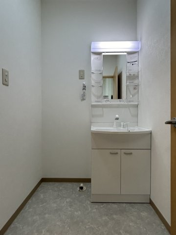 高知市加賀野井2丁目　中古戸建ての独立洗面台