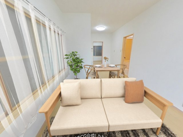 高知市加賀野井2丁目　中古戸建ての居間・リビング|CG