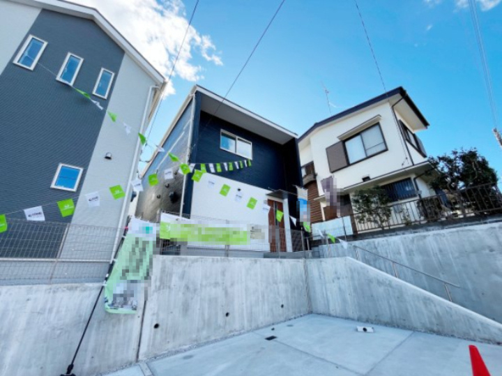 祝：成約済み　八王子市　元八王子町　新築戸建て　２３－３期の外観|閑静な住宅街です。～仲介手数料無料☆八王子ひなた不動産～八王子市元八王子町　新築戸建て