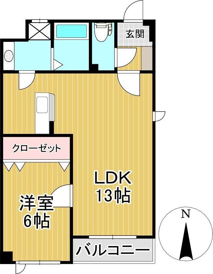ALLEYⅡの間取り|使い勝手の良い間取りです♪