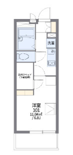 レオパレスリブェールの間取り|家具・家電付き♪仲介手数料無料♪