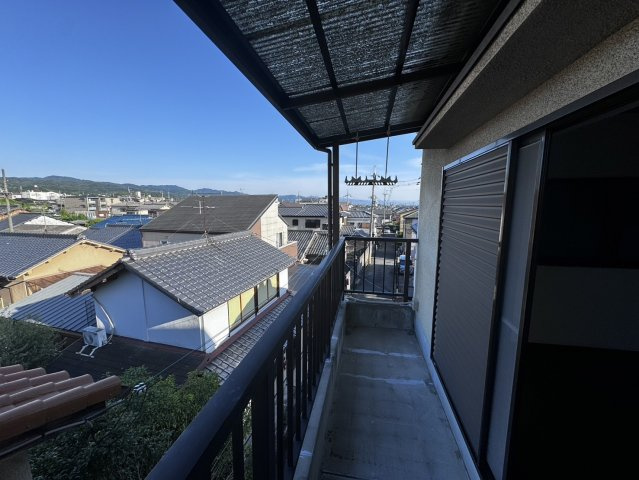 プレミア紀寺2号戸建てのバルコニー
