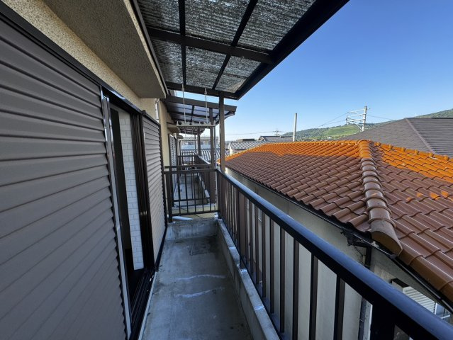 プレミア紀寺2号戸建てのバルコニー