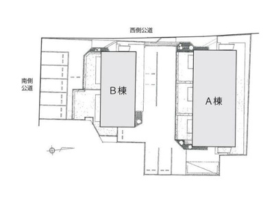 【区画図】 | グリーンヒルズ常盤A・B