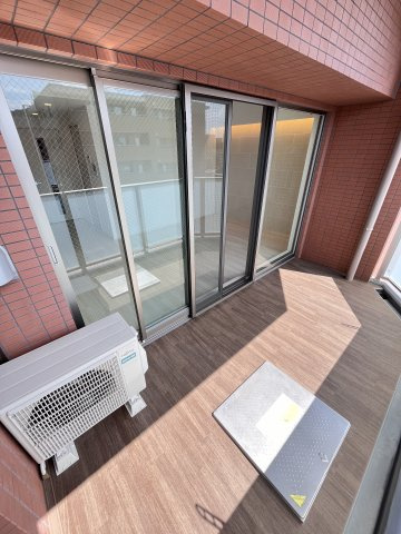 大阪市都島区都島北通２丁目の賃貸マンションのエントランス