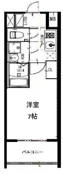 エスリードレジデンス大阪福島サウスフラッツの間取り