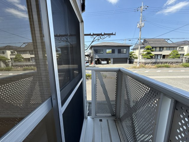 コンフォート社 A棟のバルコニー