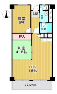 【間取り】 | 高槻ビューハイツ