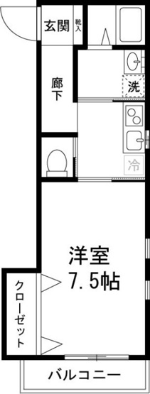 【間取り】 | メゾンフラワー-上高井戸1丁目-