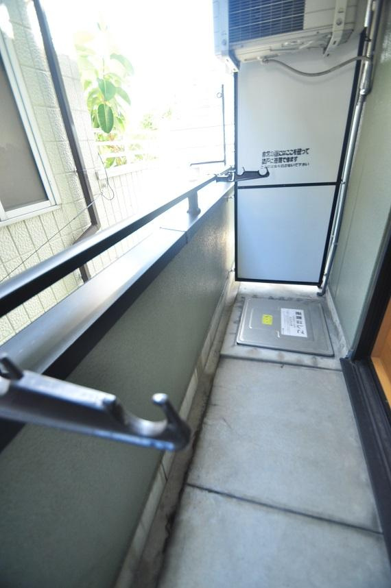 大阪市城東区蒲生１丁目の賃貸マンションのバルコニー