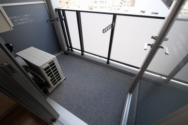 プレサンス天王寺　勝山のバルコニー