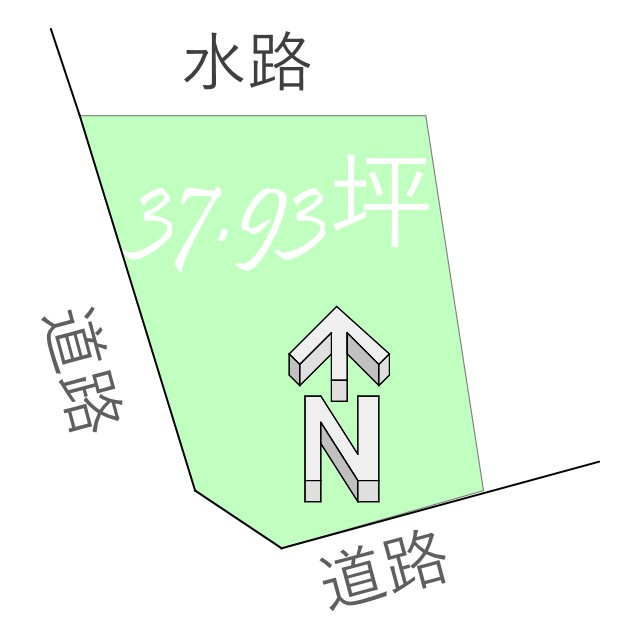 ディアタウン高岡№14　新築分譲戸建の区画図