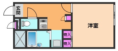 【間取り】 | レオパレスイクセン3