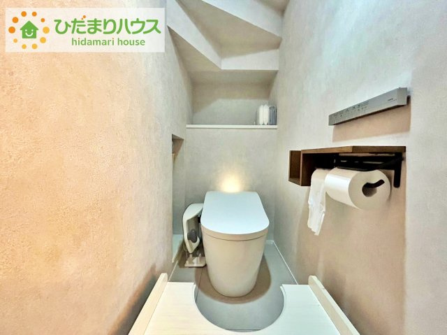 日立市十王町友部　中古戸建のトイレ|トイレは1F、2F共に完備！取り合いになることがありませんね(^^)/