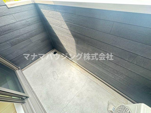 プラシード武庫町のバルコニー